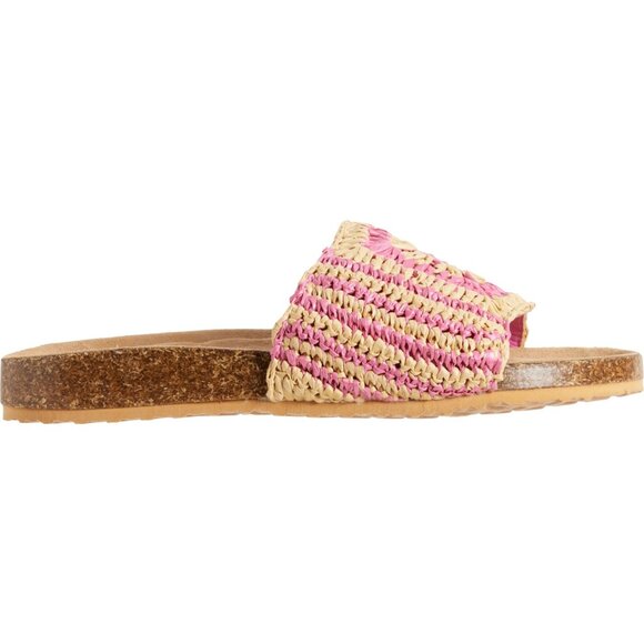 NEW VINTAGE HAVANA Mimi Crochet Slide Sandals pink For Women 253 - Picture 4 of 6